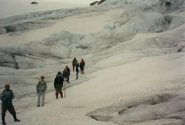 Op af Svellnosbreen.