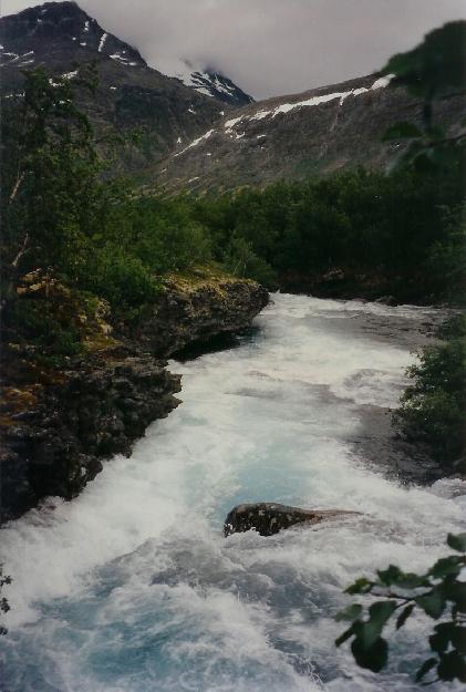 Nedre del af Stordalen, kort fr Gjendebu, 984 moh.